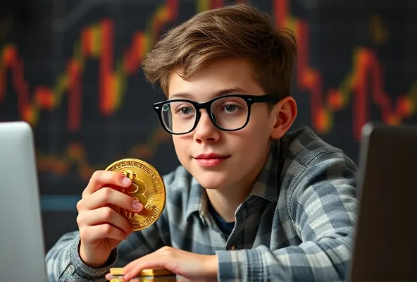 smart teenager trading bitcoin
