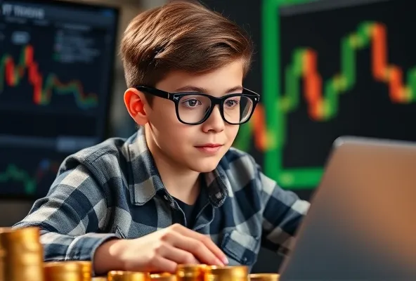 smart teenager trading bitcoin
